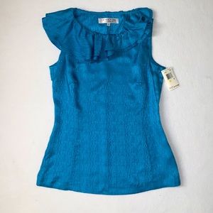 TRINA TURK WOMEN’S SILK SLEEVELESS BLOUSE SIZE 2